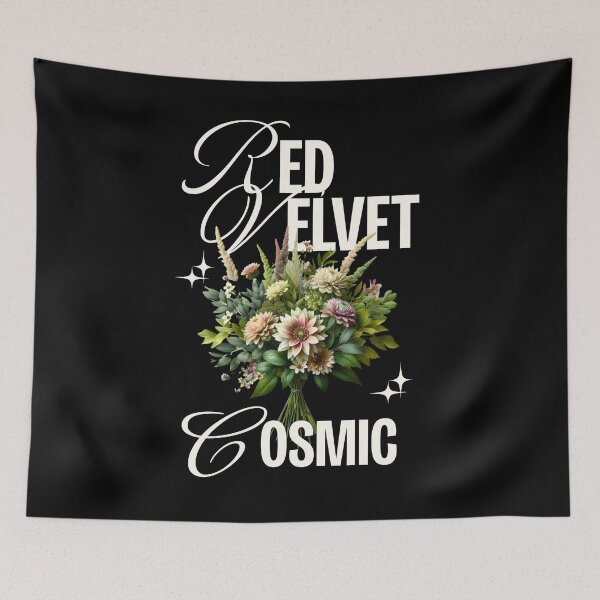 Item preview, Red Velvet cosmic reveluv typography flower kpop Morcaworks designed and sold by Morcawork.
