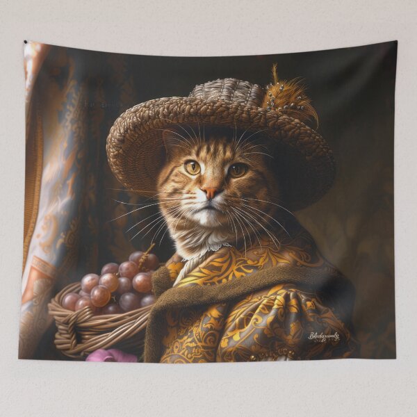 Item preview, Cat Portrait - Merchandiser designed and sold by aleezon.