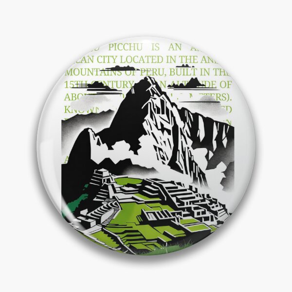 Item preview, Vintage Machu Picchu Design sketch by CallisC Arts ⭐⭐⭐⭐⭐ designed and sold by CallisC-Arts.
