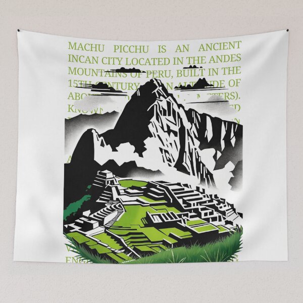 Item preview, Vintage Machu Picchu Design sketch by CallisC Arts ⭐⭐⭐⭐⭐ designed and sold by CallisC-Arts.