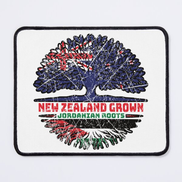 Item preview, Jordanian Jordan New Zealander New Zealand Tree Roots Flag designed and sold by FlagX.
