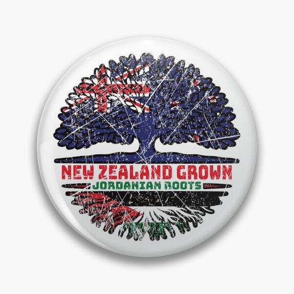 Item preview, Jordanian Jordan New Zealander New Zealand Tree Roots Flag designed and sold by FlagX.