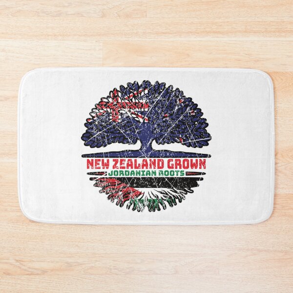 Item preview, Jordanian Jordan New Zealander New Zealand Tree Roots Flag designed and sold by FlagX.