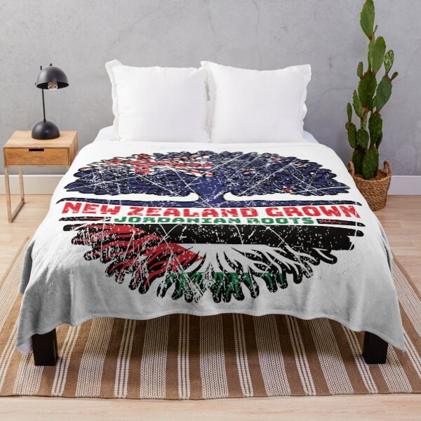 Item preview, Jordanian Jordan New Zealander New Zealand Tree Roots Flag designed and sold by FlagX.