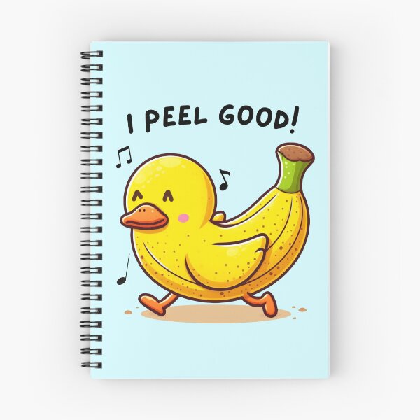 Item preview, I peel good! - cute banana duck designed and sold by Funny-Banana.