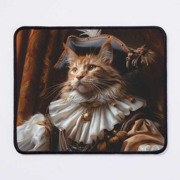 Item preview, Cat Portrait - Musketeer designed and sold by aleezon.