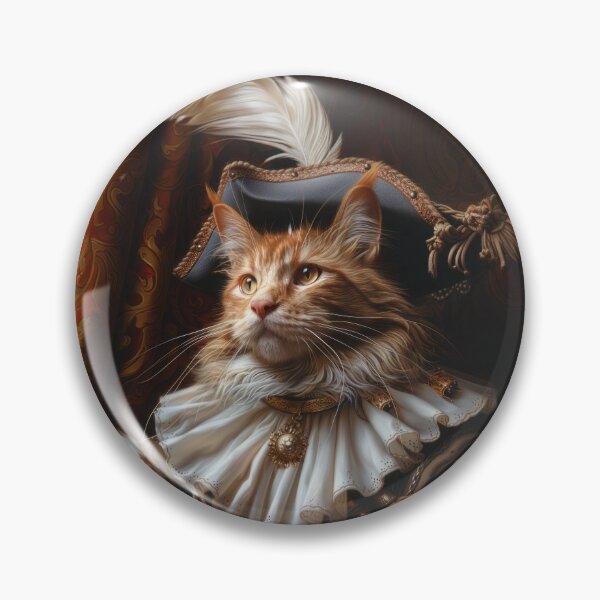 Item preview, Cat Portrait - Musketeer designed and sold by aleezon.