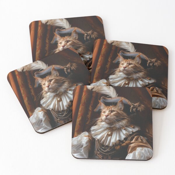 Item preview, Cat Portrait - Musketeer designed and sold by aleezon.