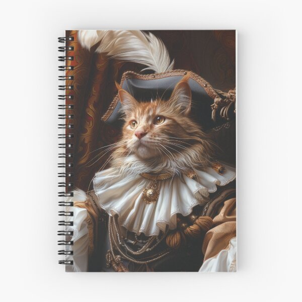 Item preview, Cat Portrait - Musketeer designed and sold by aleezon.
