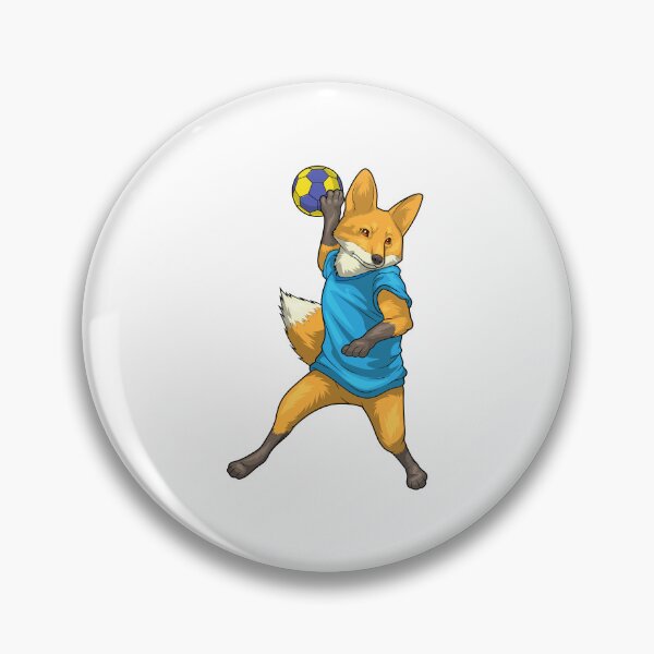 Artikelvorschau, Fuchs Handballspieler Handball entworfen und verkauft von Snabdesign84.