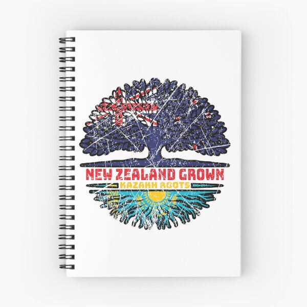 Item preview, Kazakhstan Kazakh New Zealander New Zealand Tree Roots Flag designed and sold by FlagX.