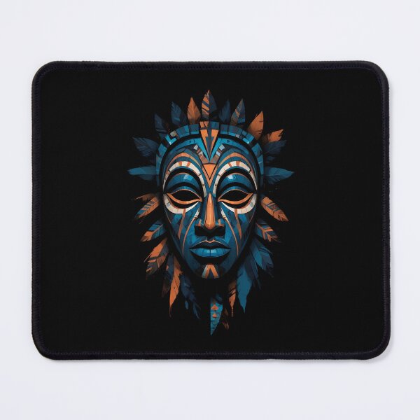 Item preview, An Abstract Cubism-Inspired Design Depicting An Ancient African Mask designed and sold by Adelberton.