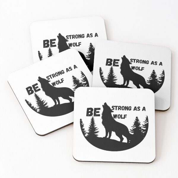 Item preview, be strong as a wolf designed and sold by kestey.