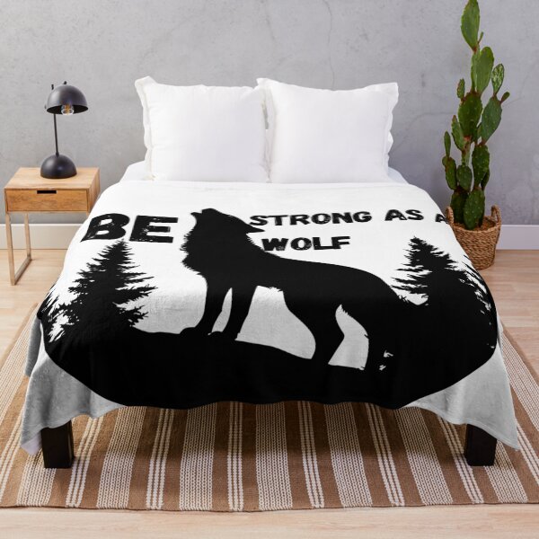 Item preview, be strong as a wolf designed and sold by kestey.