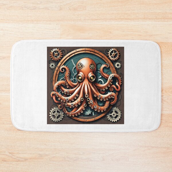 Item preview, Octopus with Mechanical Elements designed and sold by TrendyGalaxy.