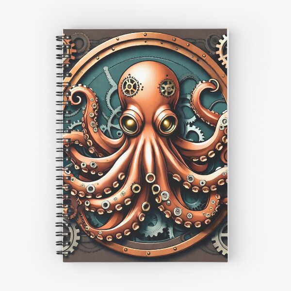 Item preview, Octopus with Mechanical Elements designed and sold by TrendyGalaxy.