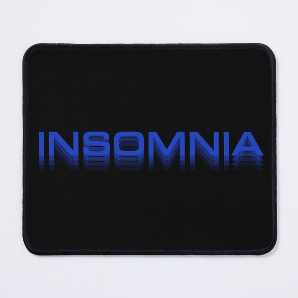 Item preview, INSOMNIA Blue Text designed and sold by Charlotte Jade.
