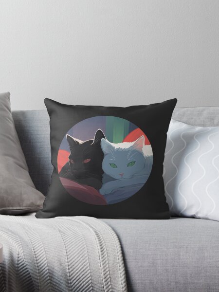 Aperçu de l'œuvre Duo de chats néo-noirs créée et vendue par runcatrun.