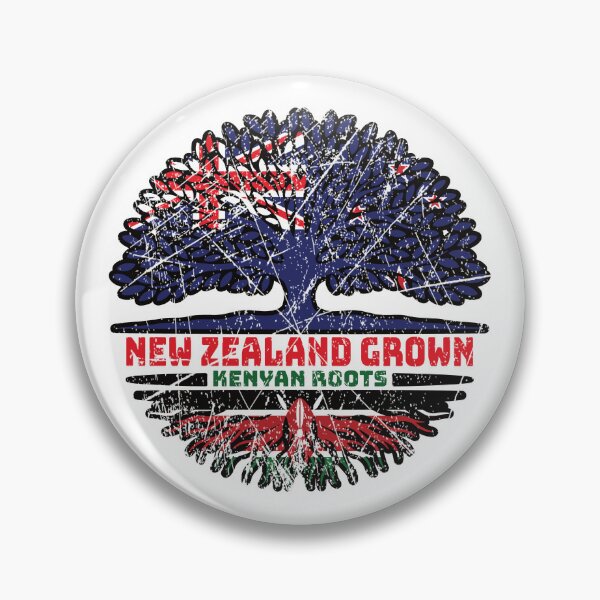 Item preview, Kenyan Kenya New Zealander New Zealand Tree Roots Flag designed and sold by FlagX.
