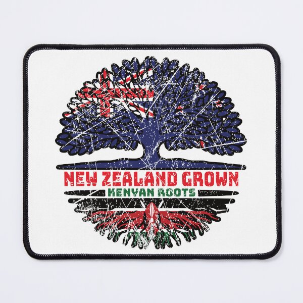 Item preview, Kenyan Kenya New Zealander New Zealand Tree Roots Flag designed and sold by FlagX.