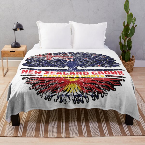 Item preview, Kiribati I-Kiribati New Zealander New Zealand Tree Roots Flag designed and sold by FlagX.