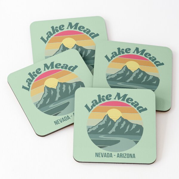 Item preview, Lake Mead Nevada Arizona Sunset Retro designed and sold by MomentumCloset.