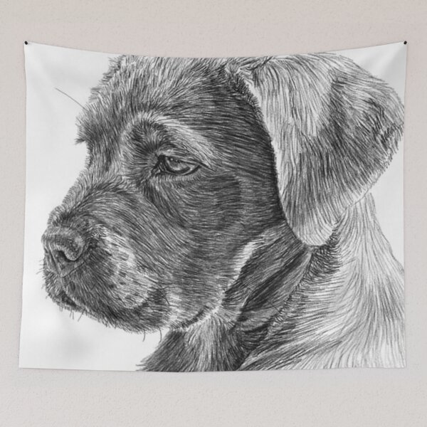 Item preview, Dog drawing designed and sold by Robin12344321.