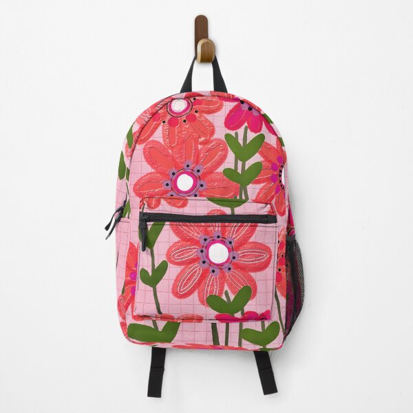 Item preview, Floodle flower grid guava designed and sold by bekki smith.