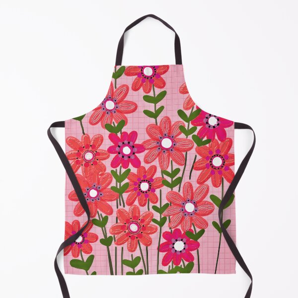 Item preview, Floodle flower grid guava designed and sold by bekki smith.