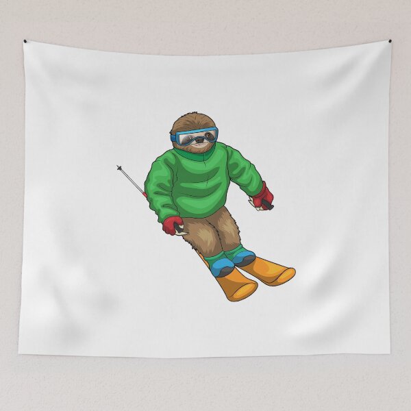 Item preview, Sloth Skier Ski designed and sold by Snabdesign84.