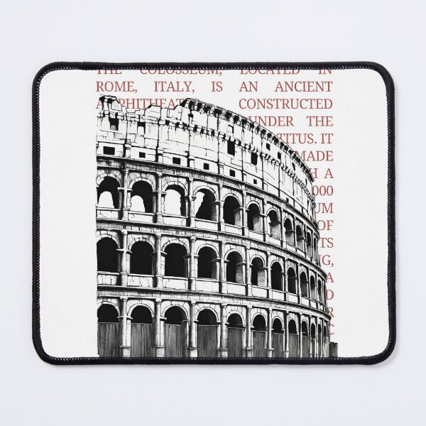 Item preview, Vintage Colosseum Design sketch by CallisC Arts ⭐⭐⭐⭐⭐ designed and sold by CallisC-Arts.