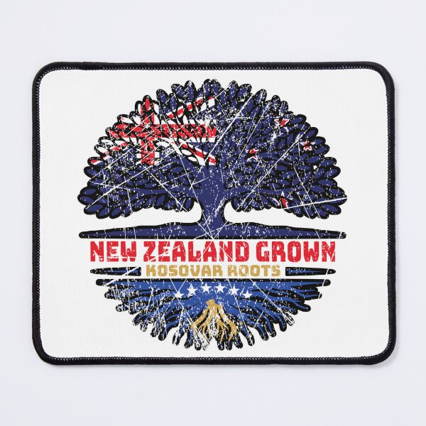 Item preview, Kosovo Kosovar New Zealander New Zealand Tree Roots Flag designed and sold by FlagX.