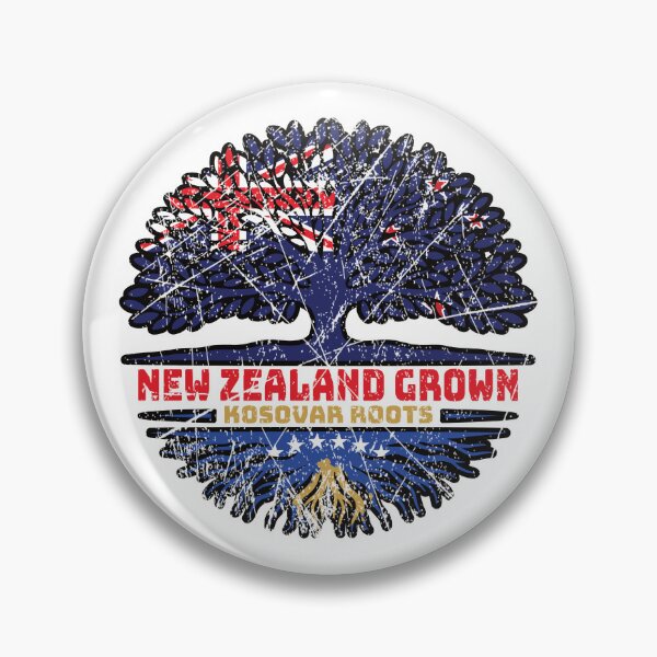 Item preview, Kosovo Kosovar New Zealander New Zealand Tree Roots Flag designed and sold by FlagX.