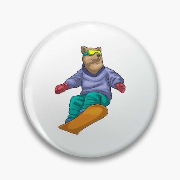 Item preview, Bear Snowboard Winter sports designed and sold by Snabdesign84.