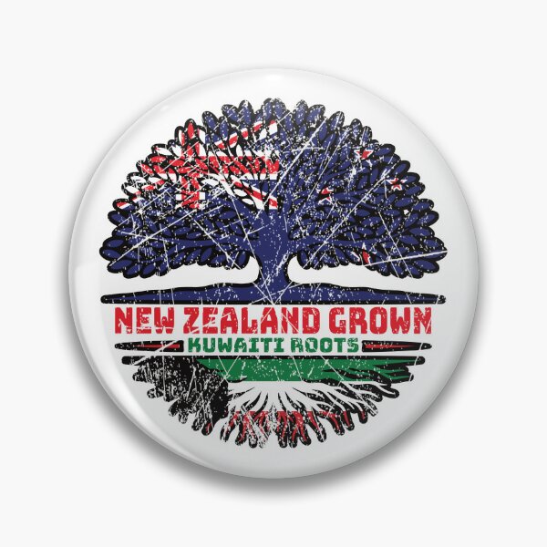 Item preview, Kuwait Kuwaiti New Zealander New Zealand Tree Roots Flag designed and sold by FlagX.