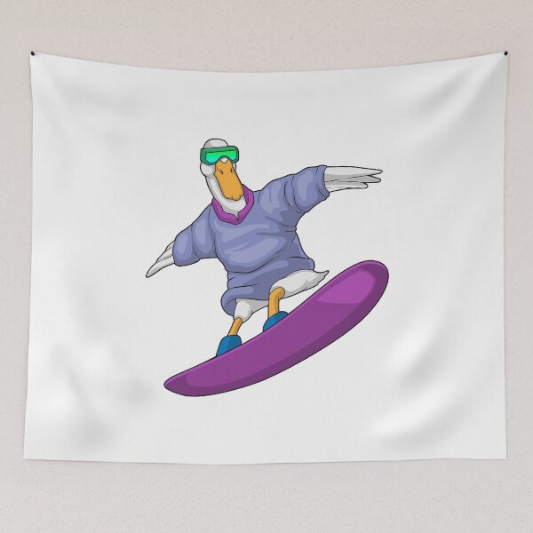 Item preview, Duck Snowboard Winter sports designed and sold by Snabdesign84.