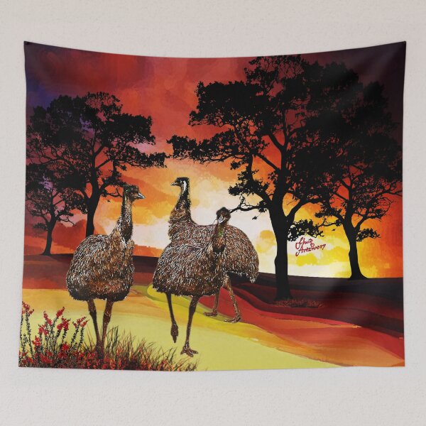 Item preview, Emu Mulga Walk designed and sold by Fluid Artzworx.