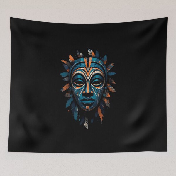 Item preview, An Abstract Cubism-Inspired Design Depicting An Ancient African Mask designed and sold by Adelberton.
