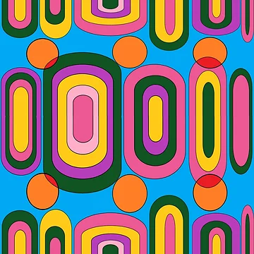 Artwork thumbnail, retro pattern by zzzozzo