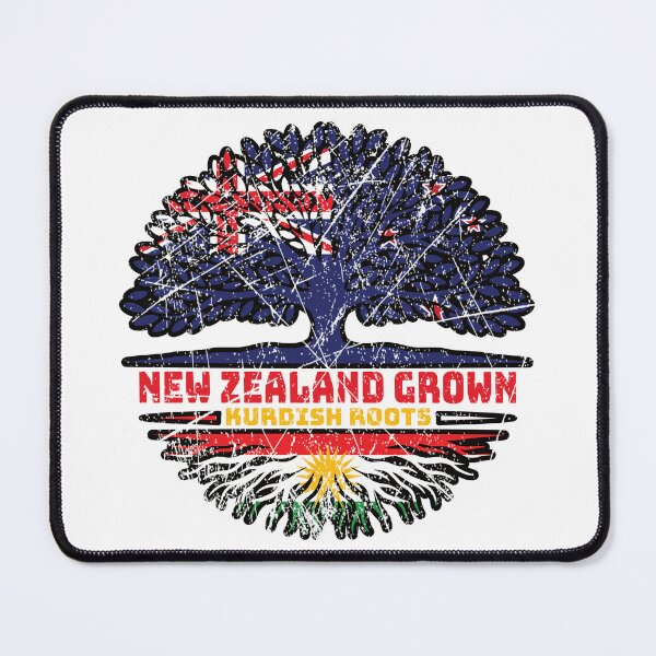 Item preview, Kurdistan Kurdish New Zealander New Zealand Tree Roots Flag designed and sold by FlagX.