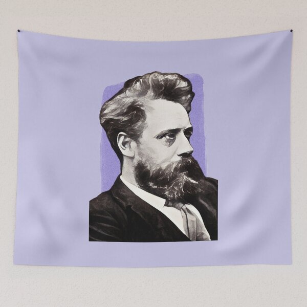 Item preview, British Poet William Ernest Henley - Purple - illustration  designed and sold by Litstoy.
