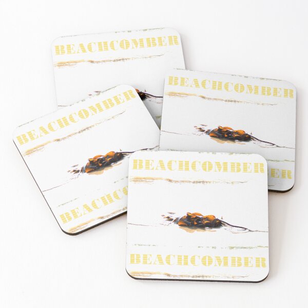 Item preview, Seaweed Hi Key Beachcomber Fintra Text designed and sold by eddiebarronshop.