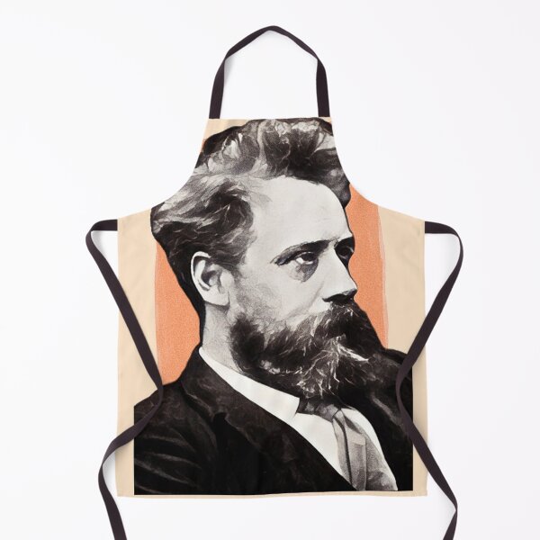Item preview, British Poet William Ernest Henley - orange - illustration  designed and sold by Litstoy.