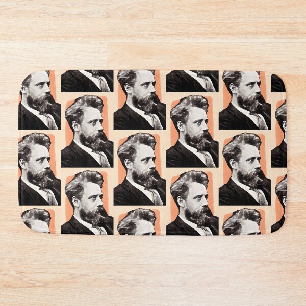 Item preview, British Poet William Ernest Henley - orange - illustration  designed and sold by Litstoy.