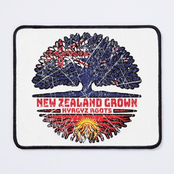 Item preview, Kyrgyzstan Kirghiz New Zealander New Zealand Tree Roots Flag designed and sold by FlagX.