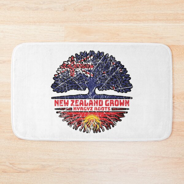 Item preview, Kyrgyzstan Kirghiz New Zealander New Zealand Tree Roots Flag designed and sold by FlagX.