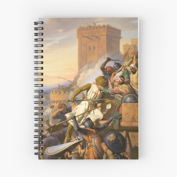 Item preview, Capture of the Fortress of Maarat by the Crusaders (1843) - Henri Decaisne designed and sold by SALON DES ARTS.