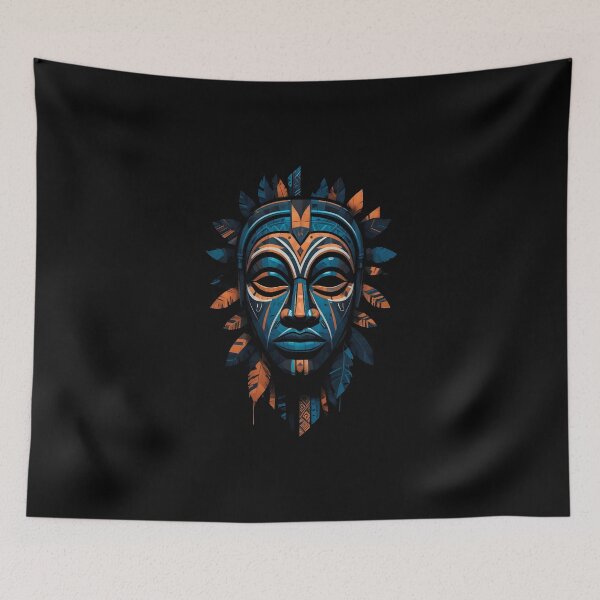 Item preview, An Abstract Cubism-Inspired Design Depicting An Ancient African Mask designed and sold by Adelberton.