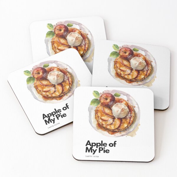 Item preview, Tarte Tatin Watercolor Sticker - Delicious French Food Art designed and sold by Lexa Pix.