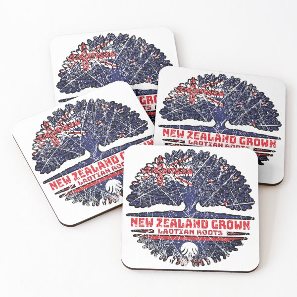 Item preview, Laos Laotian New Zealander New Zealand Tree Roots Flag designed and sold by FlagX.